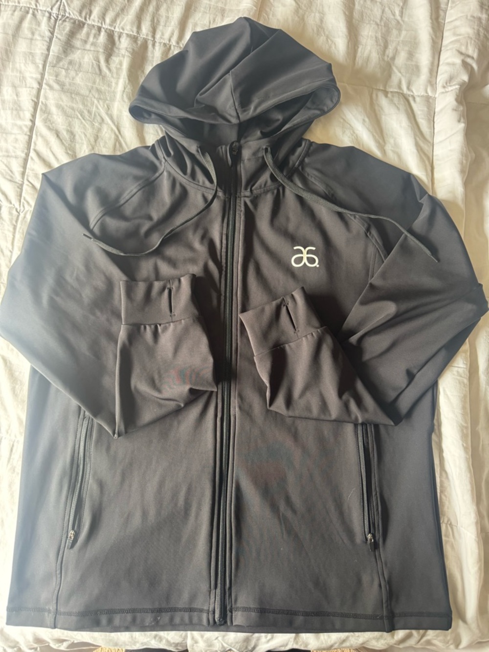 Arbonne Black Full-Zip Hooded Jacket - Women’s